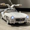 1:18 Benz 300SL High Simulation Scale Metal Model Car Bedroom Decoration & Boy's Birthday Gift Living Room Decorations & Holiday