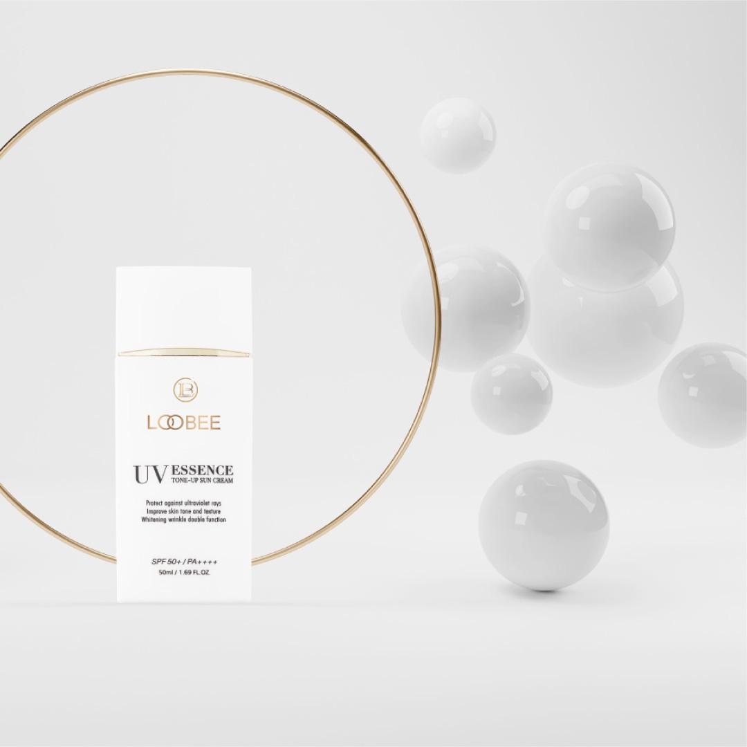 

LOOBEE UV Essence Tone-up Sun Cream SPF50+ PA++++ 50 мл, Увлажнение, Корейская косметика, Kbeauty, пробник