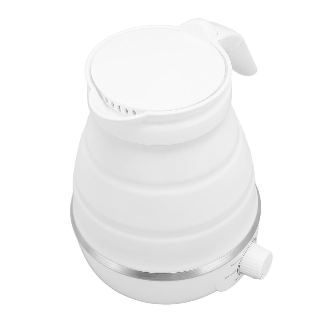 600ml Travel Foldable Electric Kettle Auto Power Off Adjustable Temperature Portable Collapsible Electric Water Kettle