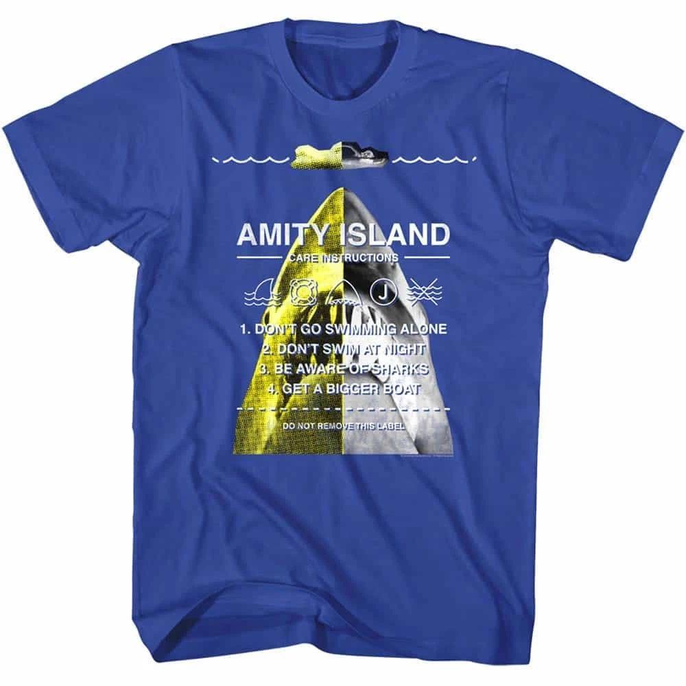 

Jaws Care Instructions Men s T Shirt L
