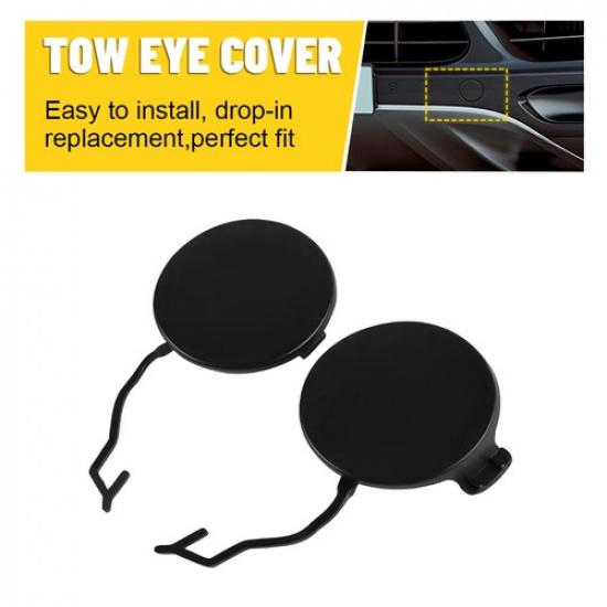 2x Заглушки крюка буксировочного отверстия переднего бампера (левая и правая) для Porsche Cayenne 2011-2014