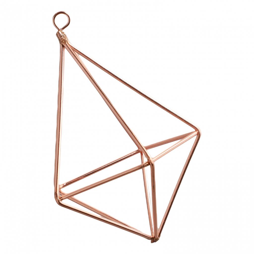 Veggdekorasjon Hengende Metall Geometrisk Luftplante Blomsterpotte Stativ Holder Brakett