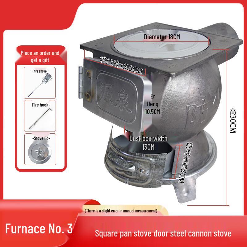HEIXIE Winter Coal & Wood Cast Iron Heating Stove