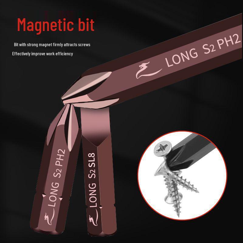 Phillips Flat-head Hex Impact Bit Set - S2 Alloy Steel