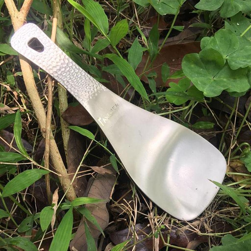 LoveinDIY Titanium Spatula Camping Shovel Rice Spoon Kitchen Utensils Cooking Tools