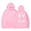 New Autumn and Winter Rock One-way Combination Fashion Printed Fleece Thickened Sweater