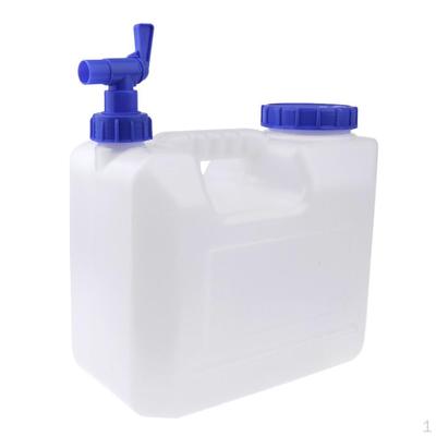 15L Lightweight Portable Outdoor Camping Car Water Carrier Bucket Canister Storage Container with