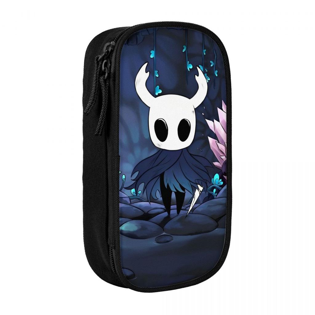 Hollow Knight Indie Games Pencil Cases Action Adventure Pencil Pouch Pen Box Big Capacity Bags Office Gifts Stationery