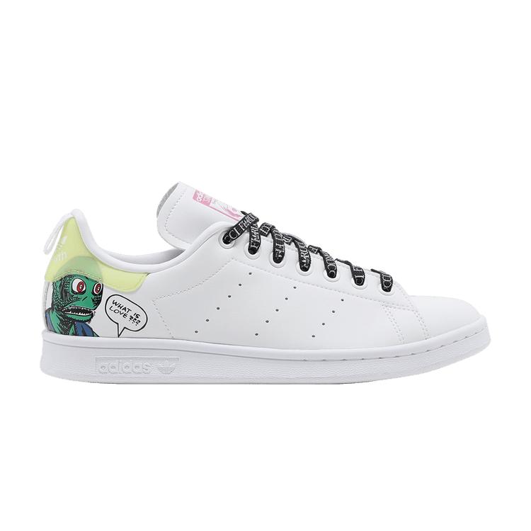 Adidas Women's White/Black Stan Smith Cloud Core ('S) Cm