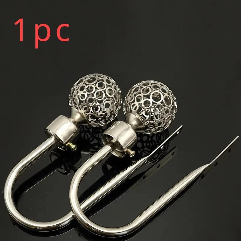 New 2025 Large Stylish Curtain Hold Back Metal Tie Tassel Arm Hook Loop Holder U Shaped Round Window Wall Decoration Hanger
