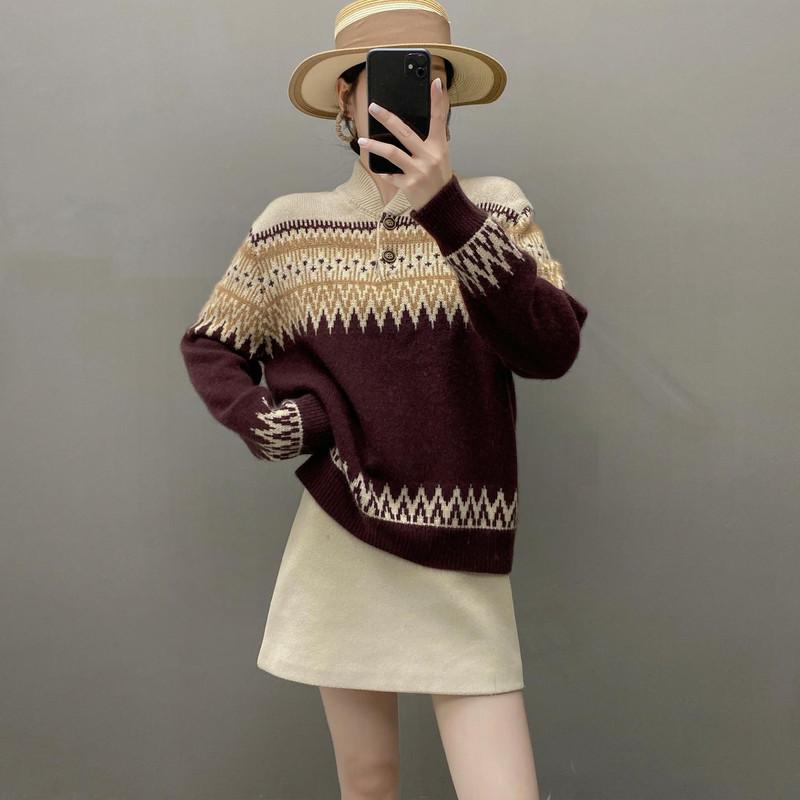 Qinghe 100% Pure Cashmere Women's Sweater - Ultra Soft Luxury Winter Pullover