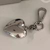 Exquisite Heart Keychain Big Hearts Women Bag Pendant Alloy Material Keyrings Perfect for Car Key Backpack Decoration