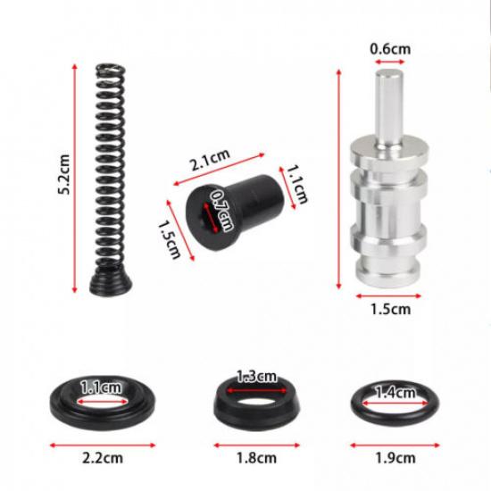 Specialties Drag Front Master Cylinder Rebuild Kit for Harley Dual Disc 45072-96