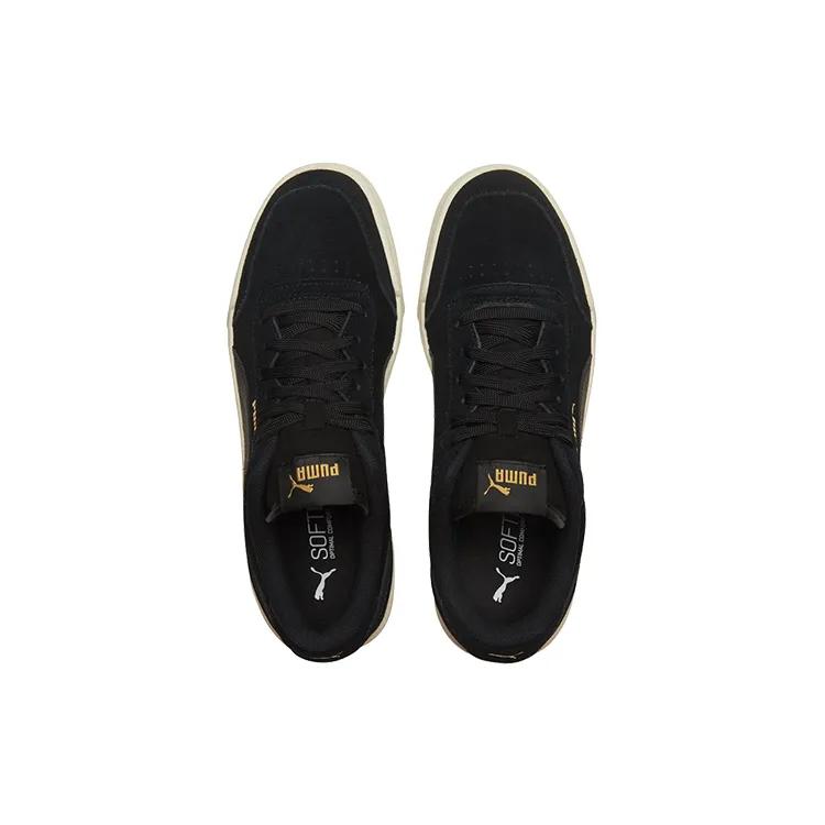 Puma Caracal Suede 'Black White Gold' (Unisex) Skate Shoes 370304 12