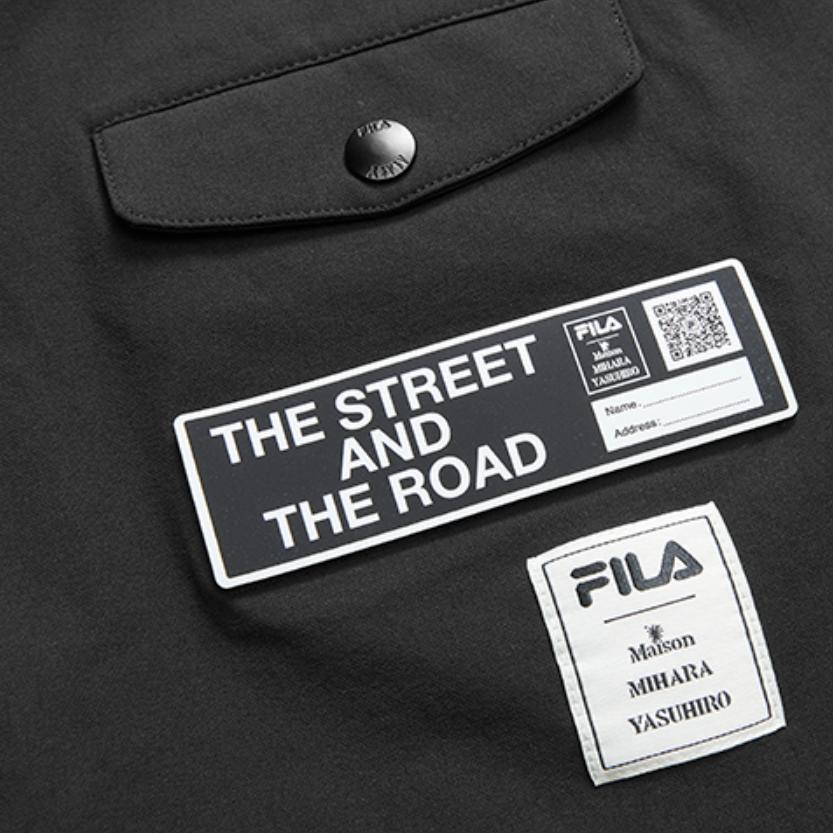 Fila Mihara Yasuhiro Collaboration Classic Woven Casual Pants Men Pants Black F11M143801F-BK