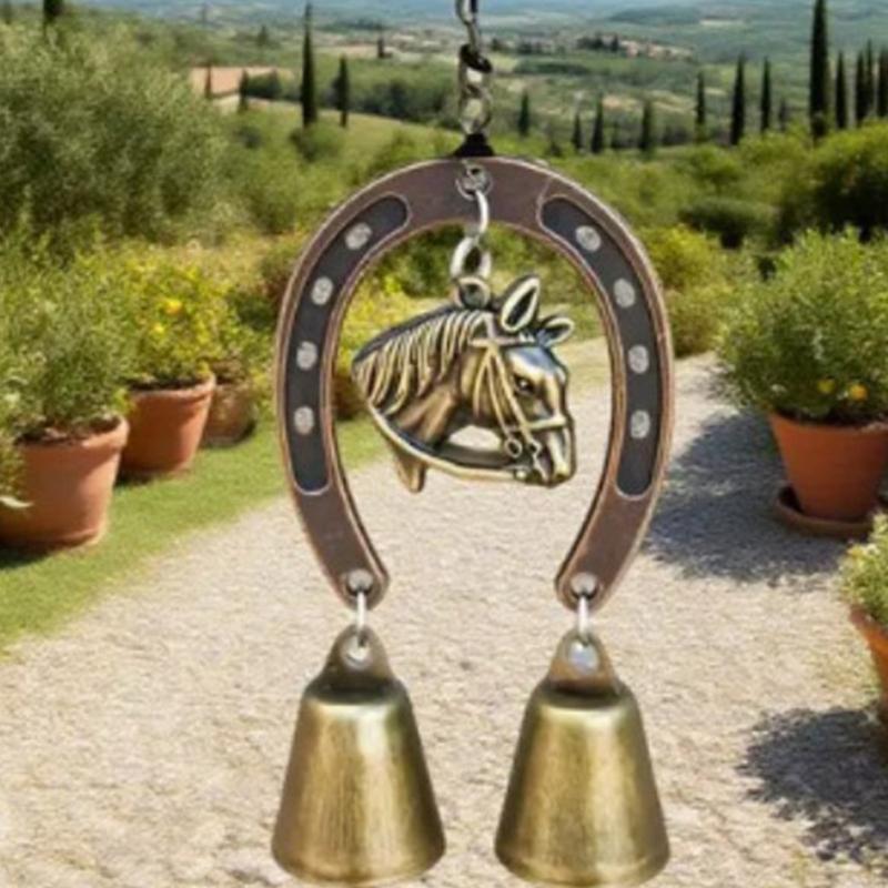 Lucky Horseshoe Hanging Metal Horseshoe Decoration Unique Horseshoe Wall Decoration Easy Installation For Balcony