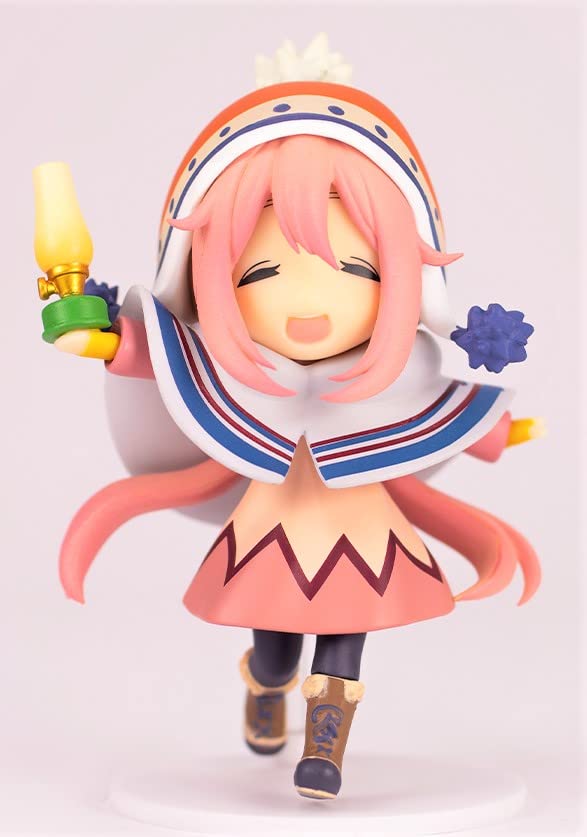 

[Limited Edition] Yuru Camp Season 2 Mini Figure: Nadeshiko Kagamihara Smiling Ver. Approximately 70mm Tall, Pre-painted, PVC Figure