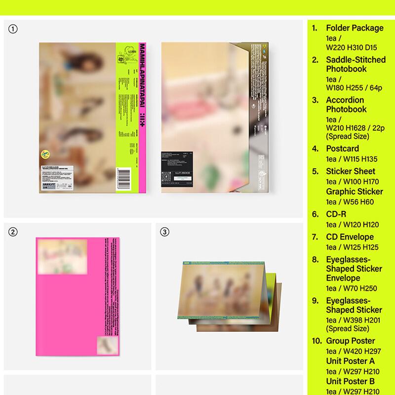 [PRE ORDER] ILLIT – MAMIHLAPINATAPAI GRWM Ver. IT’S ME Ver. FREE RIDER Ver.