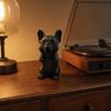 3D Printed French Bulldog Figurine Screaming Dog Decorative Sculpture Puppy Statue for Car