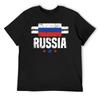 2024 Russia Flag Russian Apparel Essential Custom Printed T-shirt Harajuku Sport Funny Joke Top Tee Men Clothing Harajuku