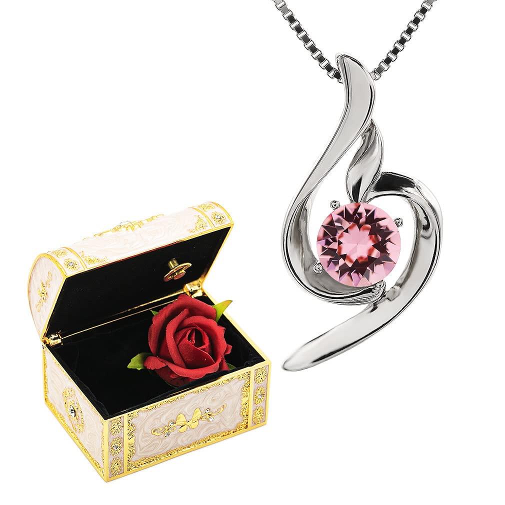 

October Birthday Present for Women Popular Girlfriend Mother Gift Necklace Ladies Gift Set set of music 1 set of Wrapping included [Devalier]