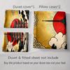 Pagoda, sunset, clouds. Bedding Duvet cover sets Duvet covers Pillowcases gifts (1 * Duvet Cover 2 * Pillowcases, without duvet insert)