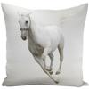 Throw Pillow Case 45x45 Animal Print War White Horse Cushion Cover Sets for Chair Sofa Decorative Home Farmhouse Decor