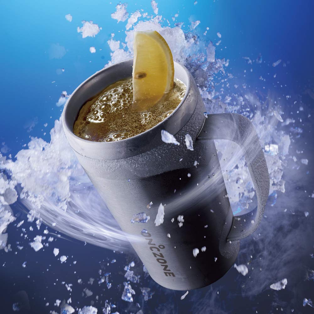Doshisha Mug 420ml Silver Sub-Zero ON℃ZONE (Ondo Zone)