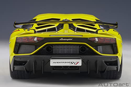 AUTOart 1/18 Lamborghini Aventador SVJ Perłowy Żółty Produkt Gotowy