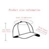Adjustable Breathable Unisex Baseball Cap Simple Urban Print Hat