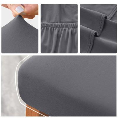 Waterproof Dining Table Chair Cover Milk Silk Fabric Stretch Chair Dustproof Cover Thickened Wear-resistant Chair Cushion