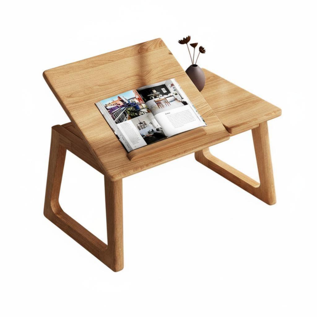 Foldable Floor Table Japanese & Design Adjustable Floor Table Portable Multi-Functional for Beverage Lovers