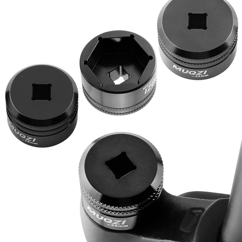 26/28/32mm Bike Fork Topcap Socket Bicycle Fork Topcap Socket Drive Flat Socket for EPICON/X-FUSION Front Fork