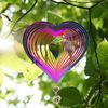 360° Heart Wind Spinner Outdoor Yard Garden Hanging Home Garden Decor