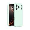 Liquid Silicone Phone Case IPhone 17 Pro Full Coverage Pure Color Matte Finish With Camera Button