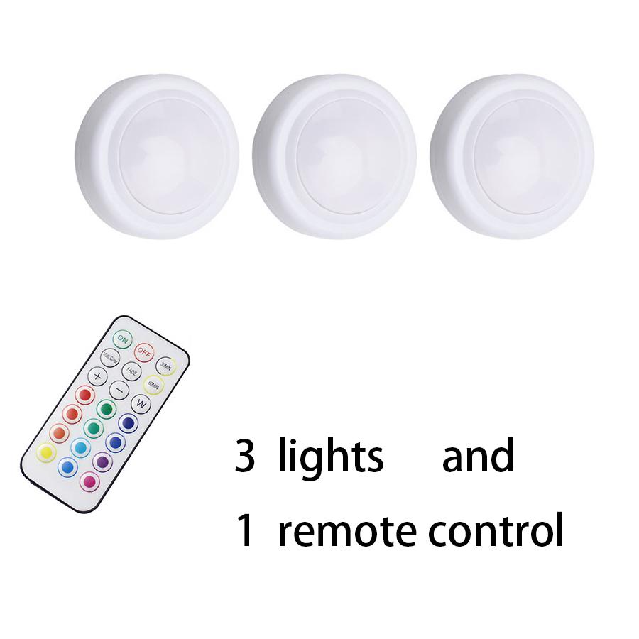 

LED Under Cabinet Lighting 13 Colors Rechargeable Dimmable Hockey Light Closet Kitchen Wardrobe Night Light Long Battery Life