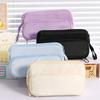 Multifunctional Staircase Type Pen Bag Double Layers Large Capacity Stationery Bag Pencil Case Students