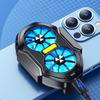 Dual Fan Mobile Phone Cooler Plug-in/Rechargeable Game Heat Sink Type-C Air Cooling for Android IOS PUBG Game Cooler