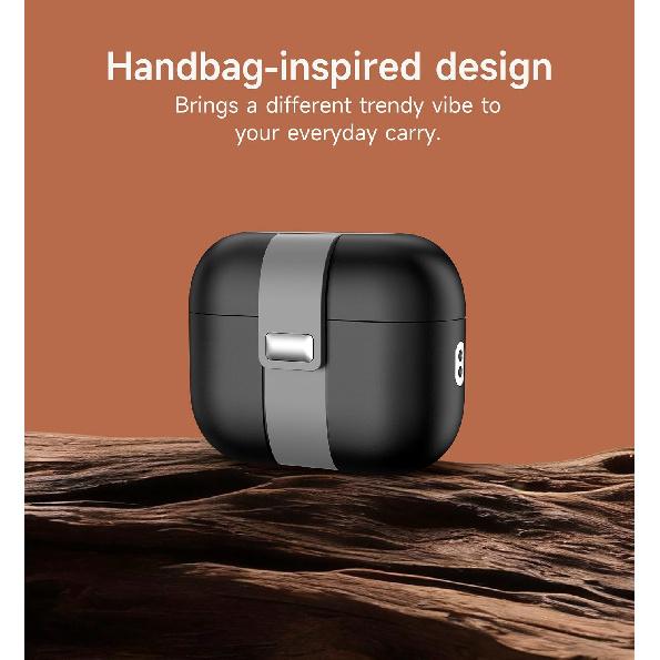 SURITCH for AirPods Pro 2/ Pro Case, Magnetic Lock Bumper Cases Compatible with Airpods Pro 2nd / 1st Generation, Rugged Protective Cover with