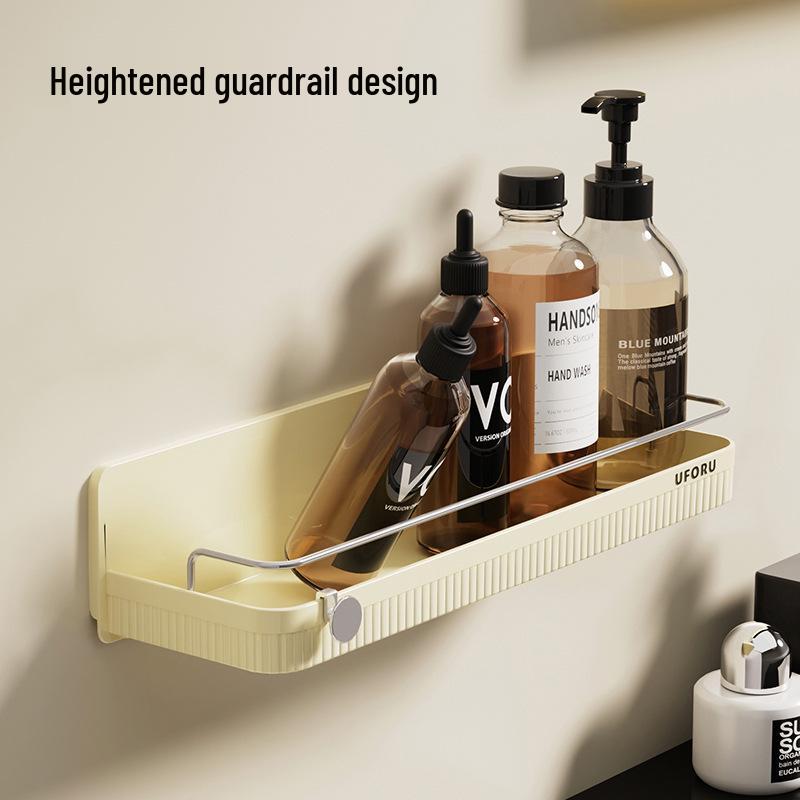 Punch-Free Wall-Mounted Over-the-Toilet Storage Rack