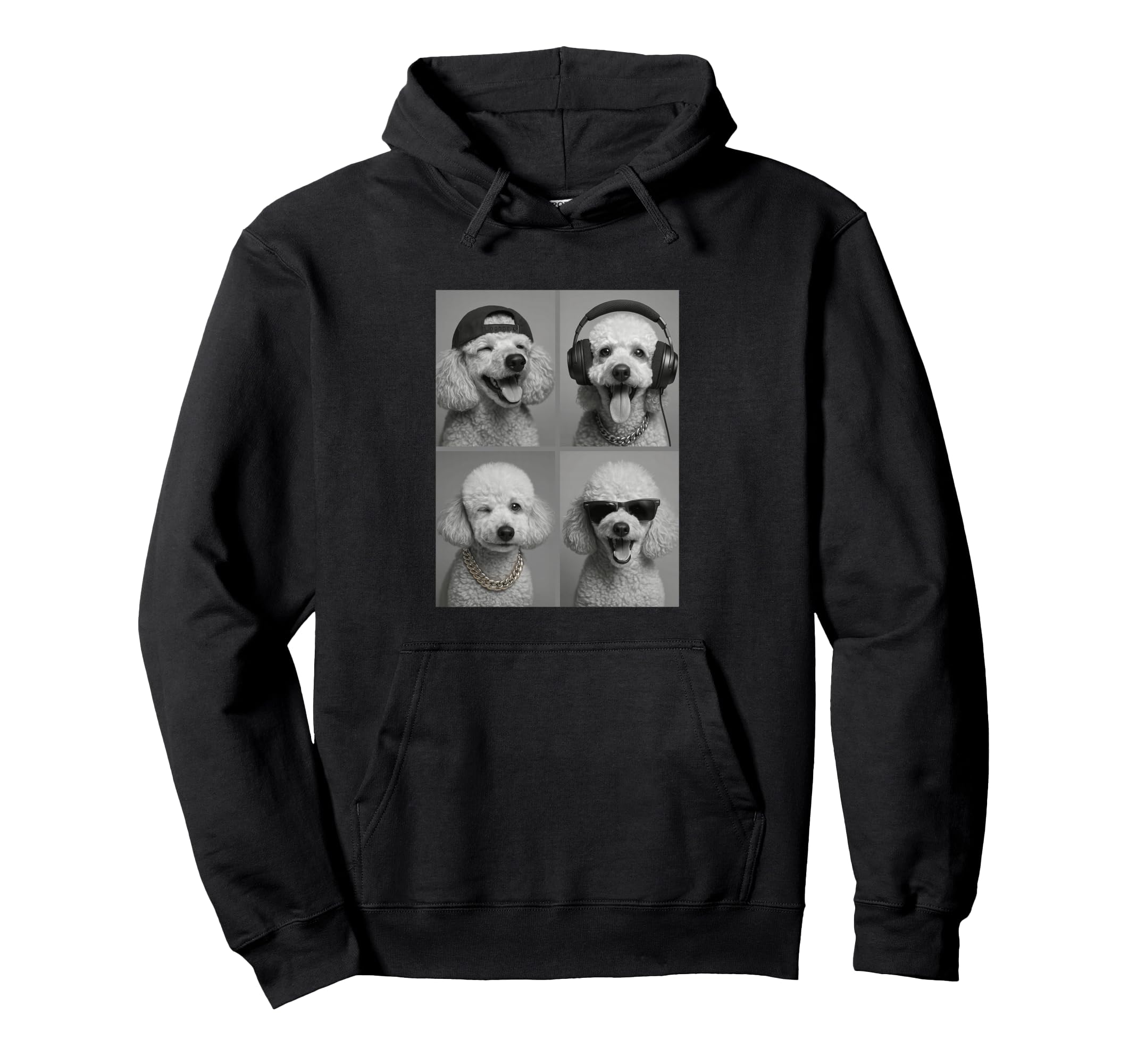 

Poodle sunglasses hoodie