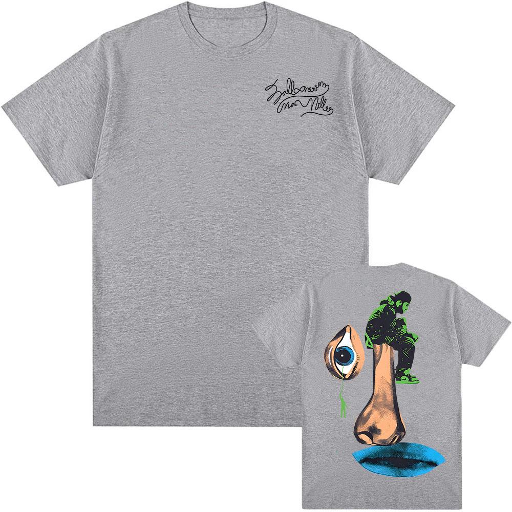 Macc Miller Balloonerism Tshirt Cotton High Quality Summer Tee-shirt Ropa Hombre Camisetas Short Sleeve O-neck Women T-shirt