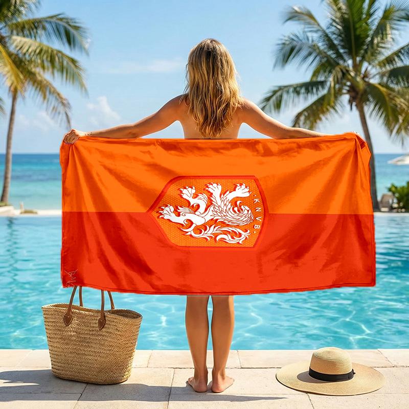 Aston Villa Football Beach Towel Soft Microfiber Summer Towel Quick Dry Absorbent Towel for Beach Swimming Pool Travel