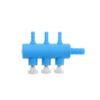 Aquarium Air Control Valves Blue Plastic 2-6 Ways Fish Tank Split-flow Tank Air Pump Accessories