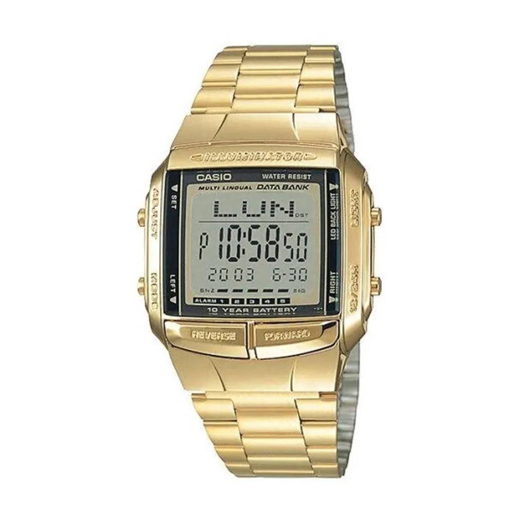 [Cio] DB-360G-9A Men s Square Gold Digital Watch
