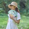 Mamoru Folding Fan for Endangered Animal Design 29cm W x 22cm H x 2cm D [Catocore] (11003806) Women, (11003806C), Saxophone Ptarmigan, Approx.