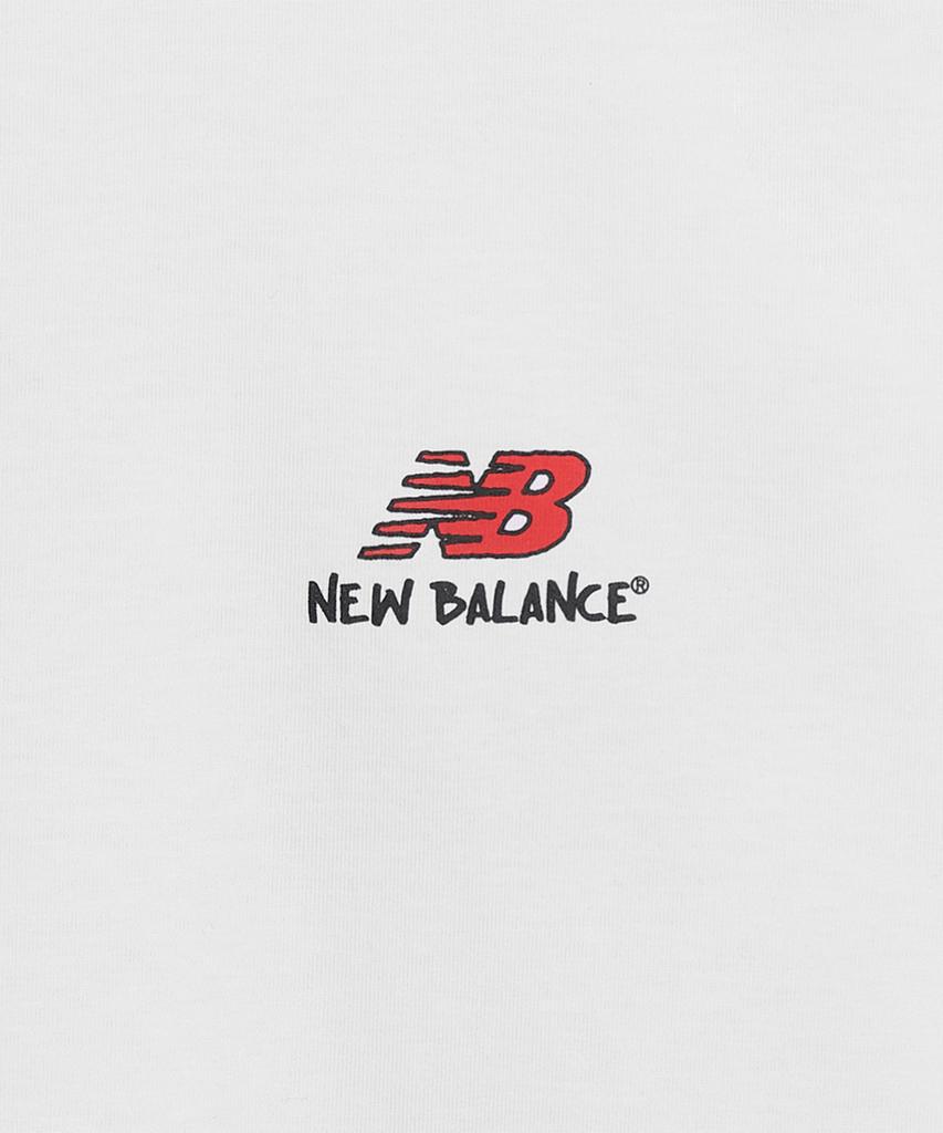 Nyuballanseu Nbneg31663 / Uni Sunny Rainy Lettering Short Sleeve T-Shirt (White)
