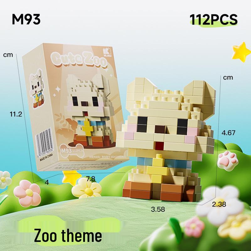Pirate Anime Character Building Blocks for Kids - Educational Assembly Desktop Ornaments