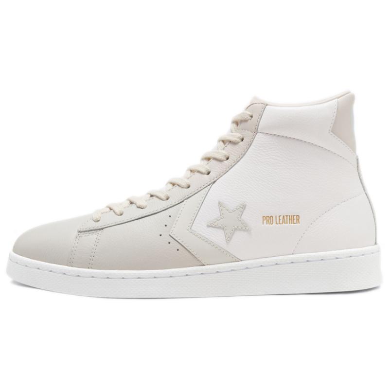 

Converse Cons Pro Leather Non-Slip Shock Absorption High-Top Board Shoes Unisex White 36