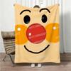 Anpanman Airplane Print Baby Blanket Soft Flannel All Season Nap Blanket for Kids Toddler Infant Maternity Gift